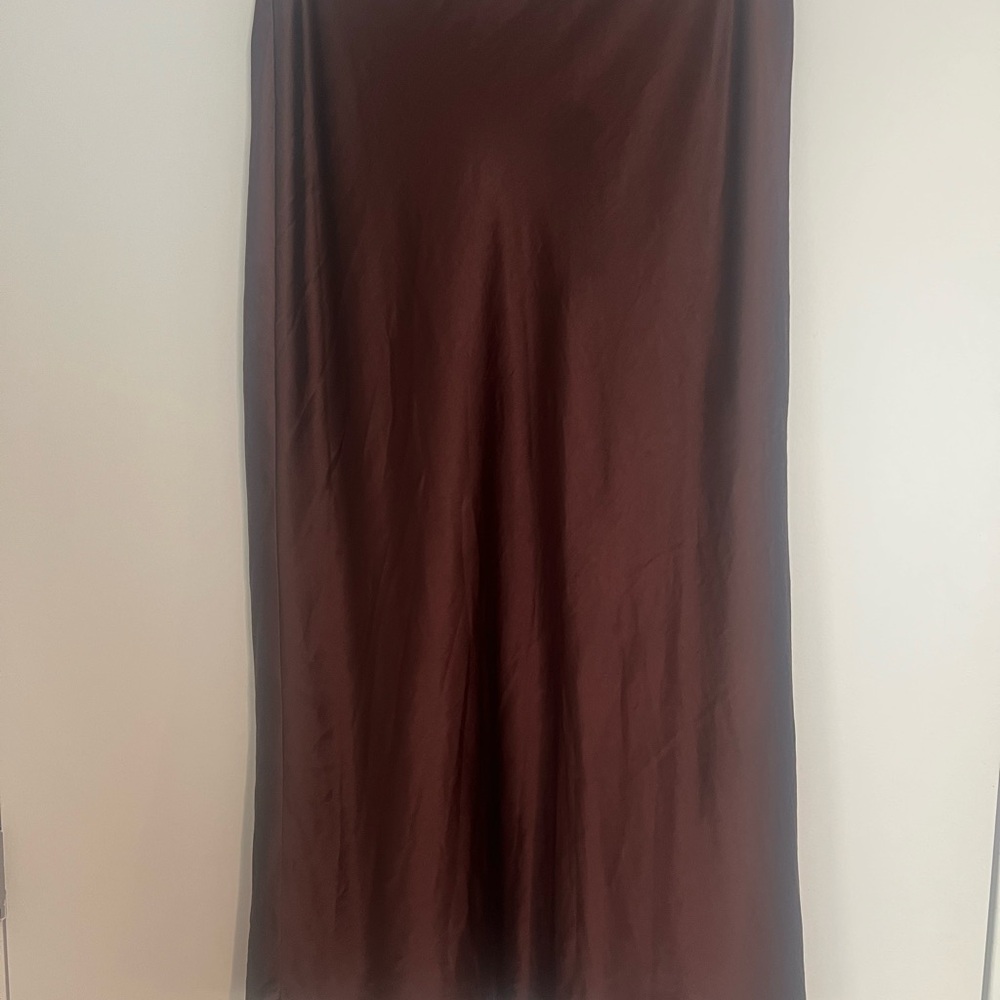 Madewell Satin Maxi Skirt